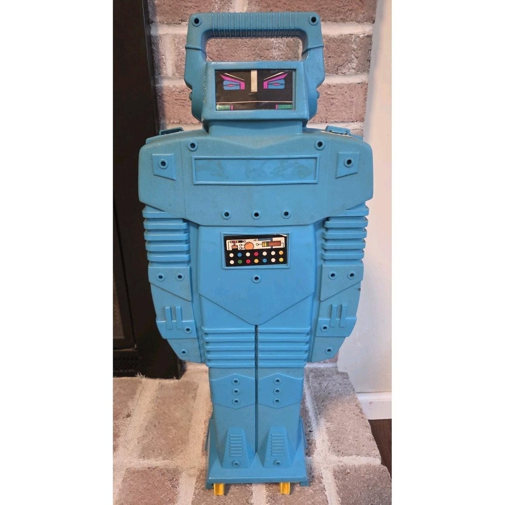 Vintage Mego Micronauts Karrio Robot Action Figure Accessory Case 24in Tall Toy